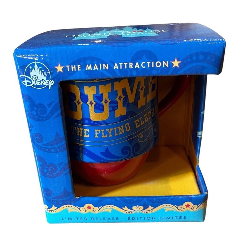 Disney Dumbo Mug Minnie Mouse Main Attraction Series 8/12 New In Box Lmtd Ed